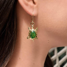 Turtle Drop Earrings