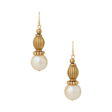 Faux Pearl & Bead Drop Earrings