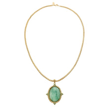 Oval Aventurine Pendant Necklace