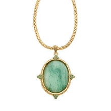Oval Aventurine Pendant Necklace