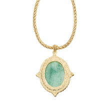 Oval Aventurine Pendant Necklace