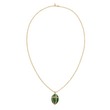 Enamel Egg  Locket Pendant Necklace