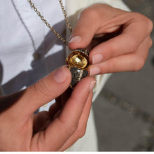 Enamel Egg  Locket Pendant Necklace