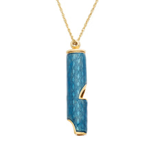 Enamel Whistle Pendant Necklace