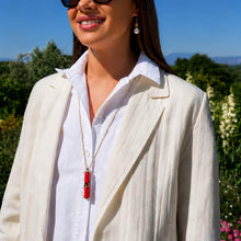 Enamel Whistle Pendant Necklace