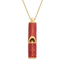 Enamel Whistle Pendant Necklace