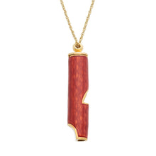 Enamel Whistle Pendant Necklace