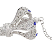 Torah Pointer with Sapphire Crystals | Yad