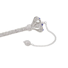 Torah Pointer with Sapphire Crystals | Yad