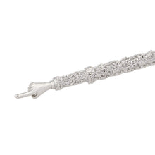 Torah Pointer with Sapphire Crystals | Yad