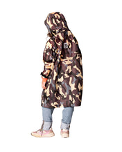 Kids Rain Poncho Jungle Camo