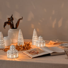 Kähler Urbania Tivoli Lighthouse Glassalen, White, H: 5.7"