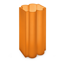 Kartell Okra Vase by Patricia Urquiola - 34 cm Orange