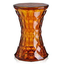 Kartell Stone Stool by Marcel Wanders - Amber