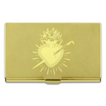 Heart Etched Card Case by Frida Kahlo