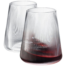 Como Stemless Wine Glassware, Set of 2