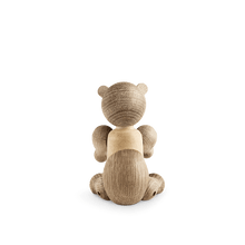 Kay Bojesen Liliput Bear, Oak/Maple, H: 3.7"