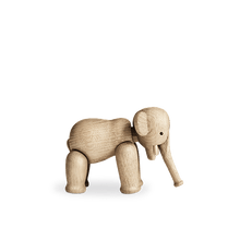 Kay Bojesen Elephant Liliput, Oak, H: 3"