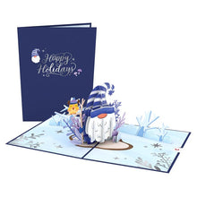 Pop Up Greeting Card Holiday Gnome