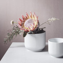 Lyngby Flower Pot, White