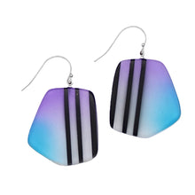 Purple Black Twilight Earrings