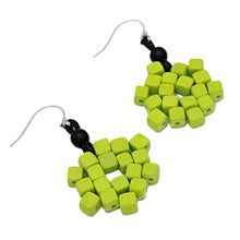 Lime Elyse Beaded Earrings