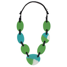 Green Orla Link Statement Necklace