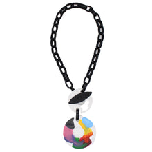 Multi-Color Chain Toggle Necklace