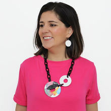 Multi-Color Chain Toggle Necklace
