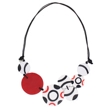 Scarlet Noir Resin Necklace