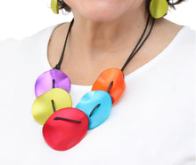 Multi Color Opaline Drift Necklace