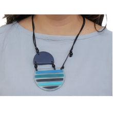 Blue Contemporary Eleni Pendant