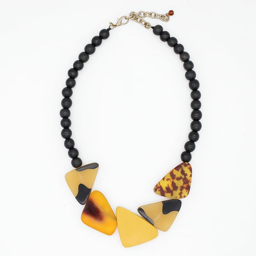 Amber Classic Bead Statement Necklace