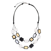 Black Mira Verde Double Necklace