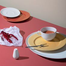Lyngby Porcelæn Rhombe Color Dinner Plate, Ø: 10.6"