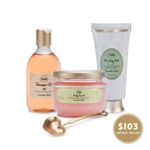 Sabon NextGen Silky Body Ritual Lavender Apple Gift Set