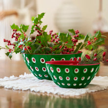 Guzzini Le Murrine Bowl Red/Emerald