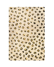 Rug LEOPARD Beige / Brown and Black Print 5.5 x 7.9ft