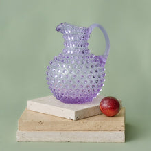 Hobnail Jug - Large - Lilac Bloom