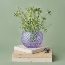 Hobnail Vase - Large - Lilac Bloom