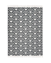 Maison Deux Blanket MOOOI LUCKY O's Black
