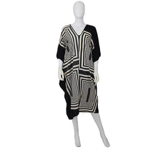Quad Design Maxi Dress