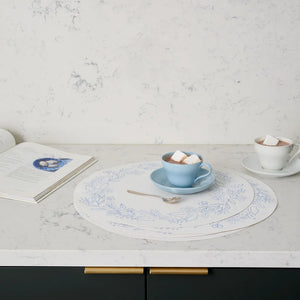 Chilewich Placemats Wreath Frost