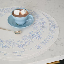 Chilewich Placemats Wreath Frost