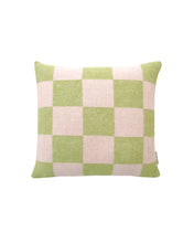 Cushion Cover CHECKERBOARD Kiwi / Pink 20 x 20in