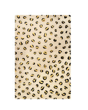 Rug LEOPARD Beige / Brown and Black Print 3.9 x 5.9ft
