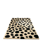 Rug CHEETAH Beige / Black Print 3.9 x 5.9ft