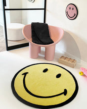 Maison Deux Rug SMILEY® Yellow 4.9 ft diameter