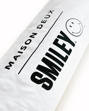 Rug SMILEY White Natural Round Diam. 3.2ft