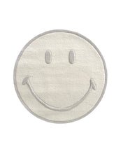 Rug SMILEY White Natural Round Diam. 3.2ft
